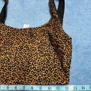 Leopard Print Women's bikini top
